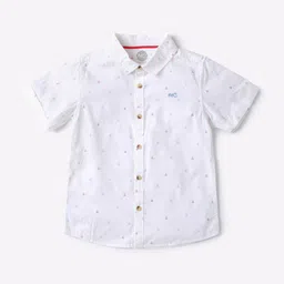 mothercare Boys Opaque Conversational Printed Casual Shirt-image-58
