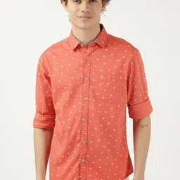 HARDSODA Conversational Printed Regular Fit Cotton Casual Shirt-image-1