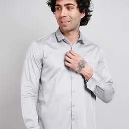 TIM PARIS Opaque Cotton Casual Shirt-picture-20