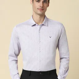 Allen Solly Slim Fit Micro Ditsy Printed Cotton Formal Shirt-image-61