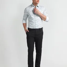 Arrow Abstract Printed Cotton 1851 Formal Shirt-image-26