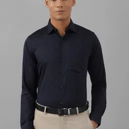 Allen Solly Slim Fit Paisley Printed Pure Cotton Formal Shirt-picture-13