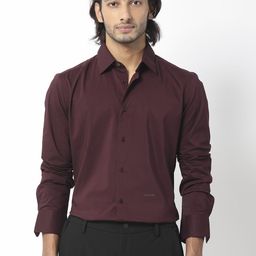 RARE RABBIT Men Benedict Slim Fit Cotton Shirt-picture-55