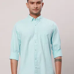 Raymond Men Contemporary-Fit Cotton Casual Shirt-image-23