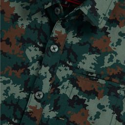 Gini and Jony Boys Abstract Printed Cotton Shirt image 2