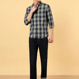 Wrangler Tartan Checked Cotton Regular Fit Casual Shirt-image-9