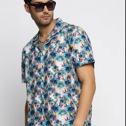 SHOWOFF Floral Printed Premium Cotton Casual Shirt-image-20