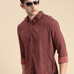 SHOWOFF Floral Printed Premium Slim Fit Cotton Casual Shirt-image-26