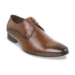 DAVINCHI Men Textured Leather Formal Derbys-image-66