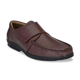 Eego Italy Men Brown Solid Formal Slip-Ons-image-29