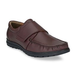 Eego Italy Men Brown Solid Formal Slip-ons-image-28