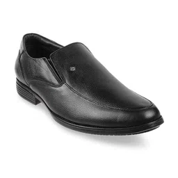 Mochi Men Black Solid Formal Slip-on-image-64