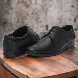 Guava Men Round Toe Leather Formal Derbys-picture-22