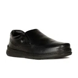 Hush Puppies Men Textured Leather Formal Slip-On Shoes-image-34