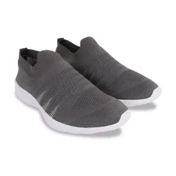 TPENT Men Woven Design Mesh Slip-On Sneakers-18