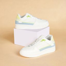 Forever Glam by Pantaloons Women Colourblocked Comfort Insole Basics Sneakers-45
