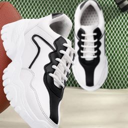 Bella Toes Women White Colourblocked Sneakers-20