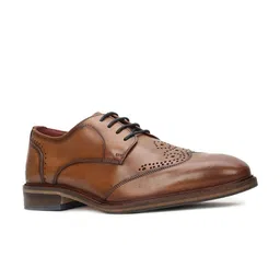 Hush Puppies Men Solid Formal Leather Brogues-image-29