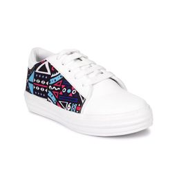 Longwalk Women Blue Printed Sneakers-44
