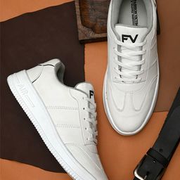 Fashion Victim Men White Perforations Sneakers-image-9