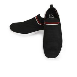 TPENT Men Woven Design Mesh Slip-On Sneakers-13