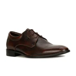 Bata Men Textured Leather Formal Derbys-image-90