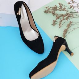 Misto Black Party Stiletto Heels - 3 Inch-picture-28