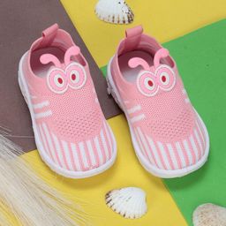 Lil Lollipop Kids Striped Musical Slip-On Sneakers-20