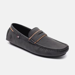 U S Polo Assn Men Black PU Loafers-image-95