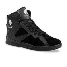 bacca bucci Men Black Colourblocked Sneakers-picture-56