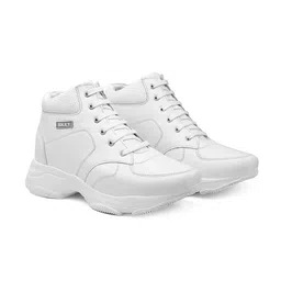 Bxxy Men Hidden Elevator Height Increasing Lightweight Mid-Top Sneakers-78