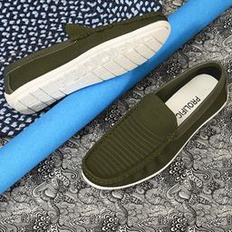 Prolific Men Green Printed Sneakers-5