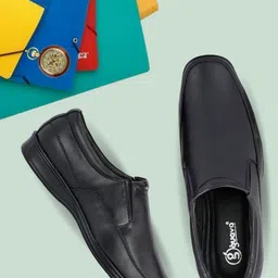 Guava Men Genuine Leather Formal Loafers-image-97
