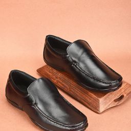 Fashion Victim Men Leather Formal Slip On Shoes-image-17
