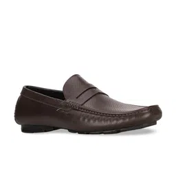 Sandak by Bata Men Tan Textured Loafers-1
