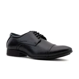 Khadims Men Black Solid Lace-up Formal Derby-picture-45