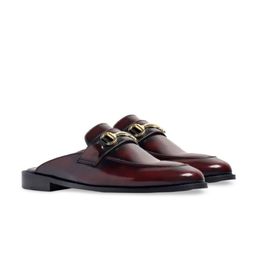 GRIFFIN Men Brown Solid Mules-image-69