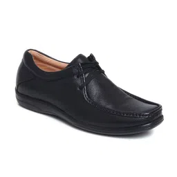 Zoom Shoes Men Black  Solid Leather Formal Oxfords-image-94