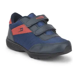 Liberty Men Red Colourblocked Velcro Sneakers-image-55