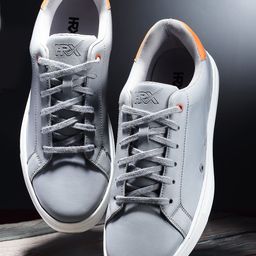 HRX by Hrithik Roshan Men Grey & Brown Comfort Insole Contrast Sole Sneakers-picture-8