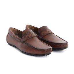 RARE RABBIT Men Bold Leather Formal Loafers-image-64