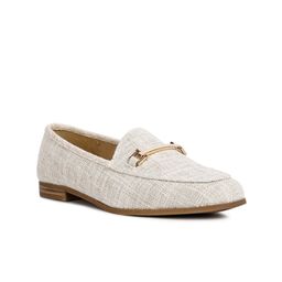 London Rag Women Beige Textured Loafers-image-78
