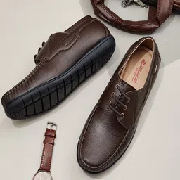 Duke Men Textured Lace-Up Derbys-image-62