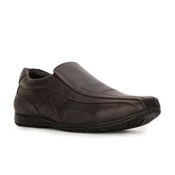 Bata Men Textured Formal Slip-On Loafers-57