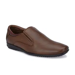 Egoss Men Premium Genuine Leather Formal Slip-On Shoes-image-11