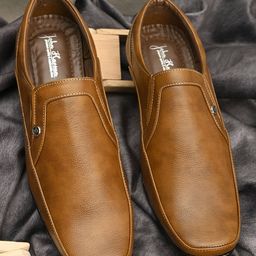 John Karsun Men Tan Semiformal Formal Shoes-image-6