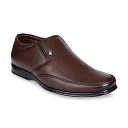 Action Men Brown Synthetic Leather Formal Shoes-image-67