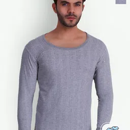 T.T. Elite Pack Of 2 Ribbed Round Neck Long Sleeves Thermal Top-image-64