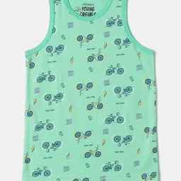 Jockey Boys Combed Cotton Printed Curved Hem Styling Round Neck Tank Top - CB01-picture-13