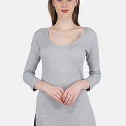 Monte Carlo Women Solid Cotton Thermal Tops-image-25